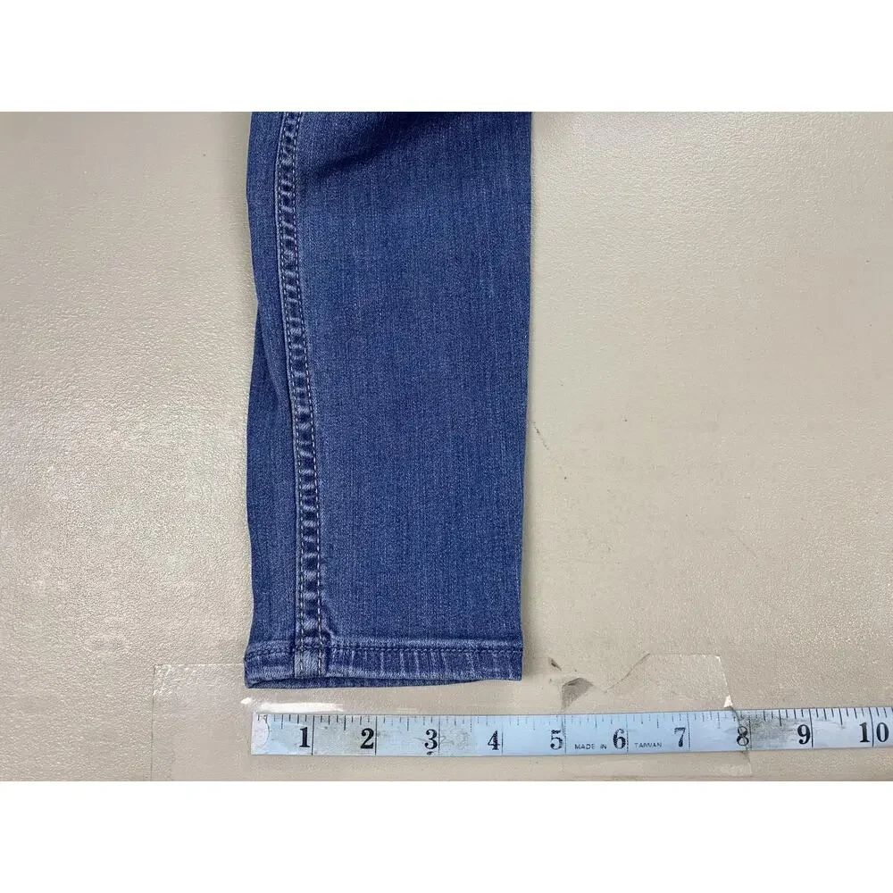 Hollister High Rise Jean Legging Jeans Womens 2R Blue‎ Distressed Stretch 25x29